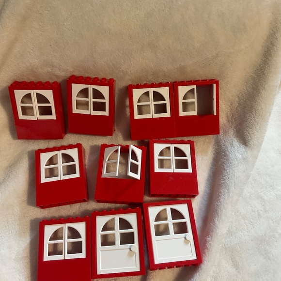 Vintage Lego 8 windows 2 doors - Picture 5 of 6